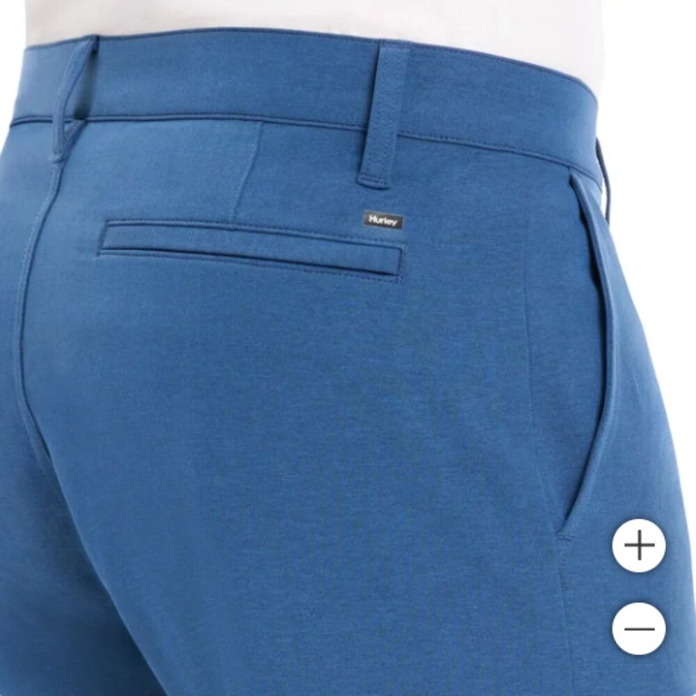 Hurley Men’s Hybrid Short Blue - Picture 4 of 4